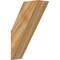Ekena Millwork 6"W x 14"D x 22"H Traditional Rough Sawn Knee Brace, Western Red Cedar BRC06X14X22TRA00RWR - alternate 1